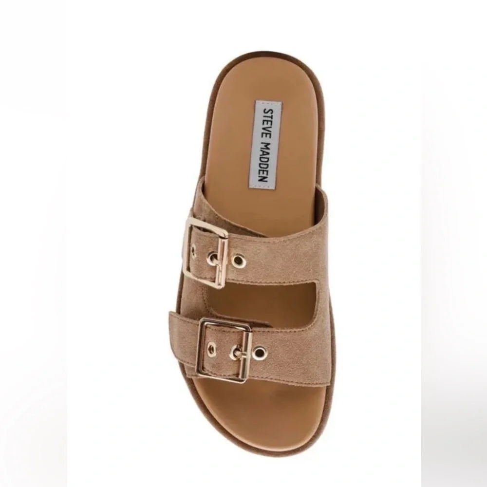 Steve Madden - Women’s Platform Sandals (Beige)